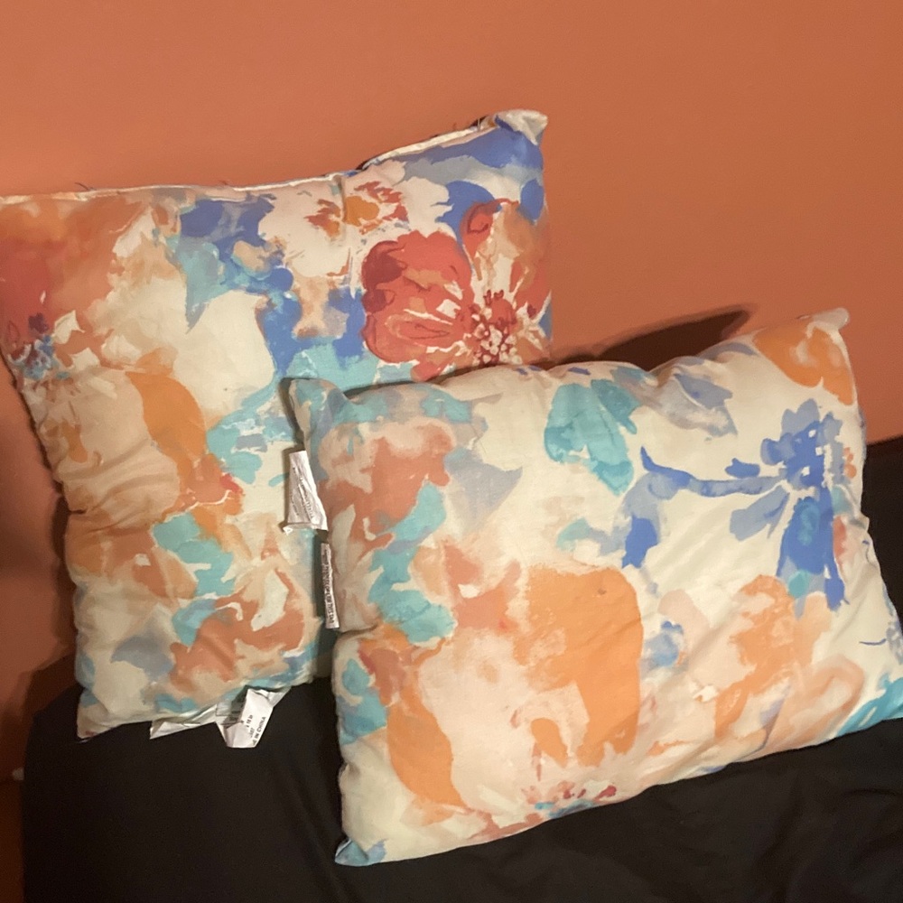 Floral Patterned Throw Pillows
